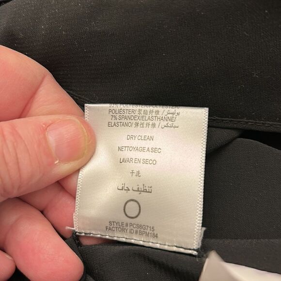 BCBGMAXAZRIA deep blue fitted spaghetti strap cocktail dress Size 4 EUC - Picture 11 of 12